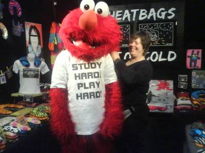 Elmo in stitches